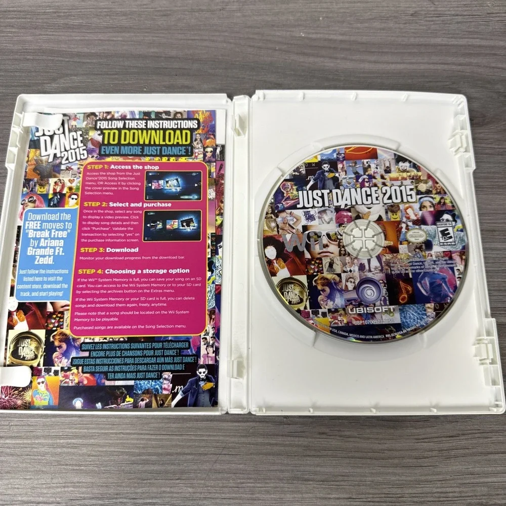 Nintendo Wii Game Lot JUST DANCE 2 3 4 JUST DANCE 2015